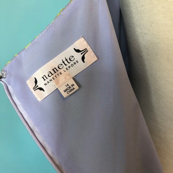 Nanette Lepore size 14 spring floral midi dress - Picture 10 of 11